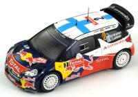 voiture miniature CITROEN DS3 WRC Hirvonen spark